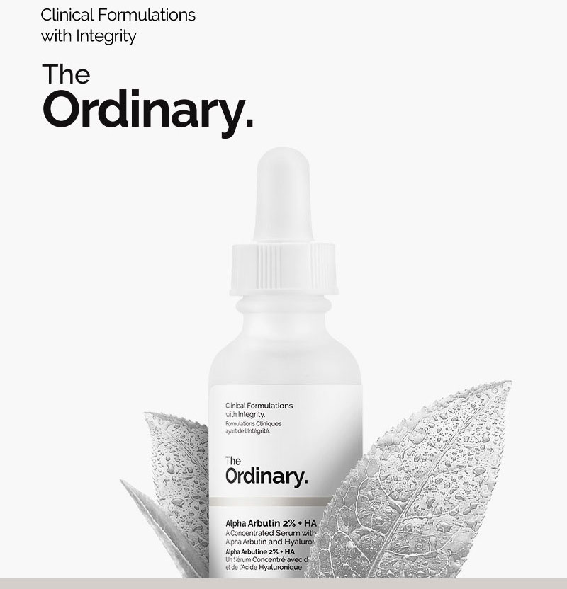 [HCM]The Ordinary Alpha Arbutin 2% + HA Serum Dưỡng Trắng Da Giảm Thâm Nâng Tone Da Tái Tạo Da Thích Hợp Da Mụn 30ml