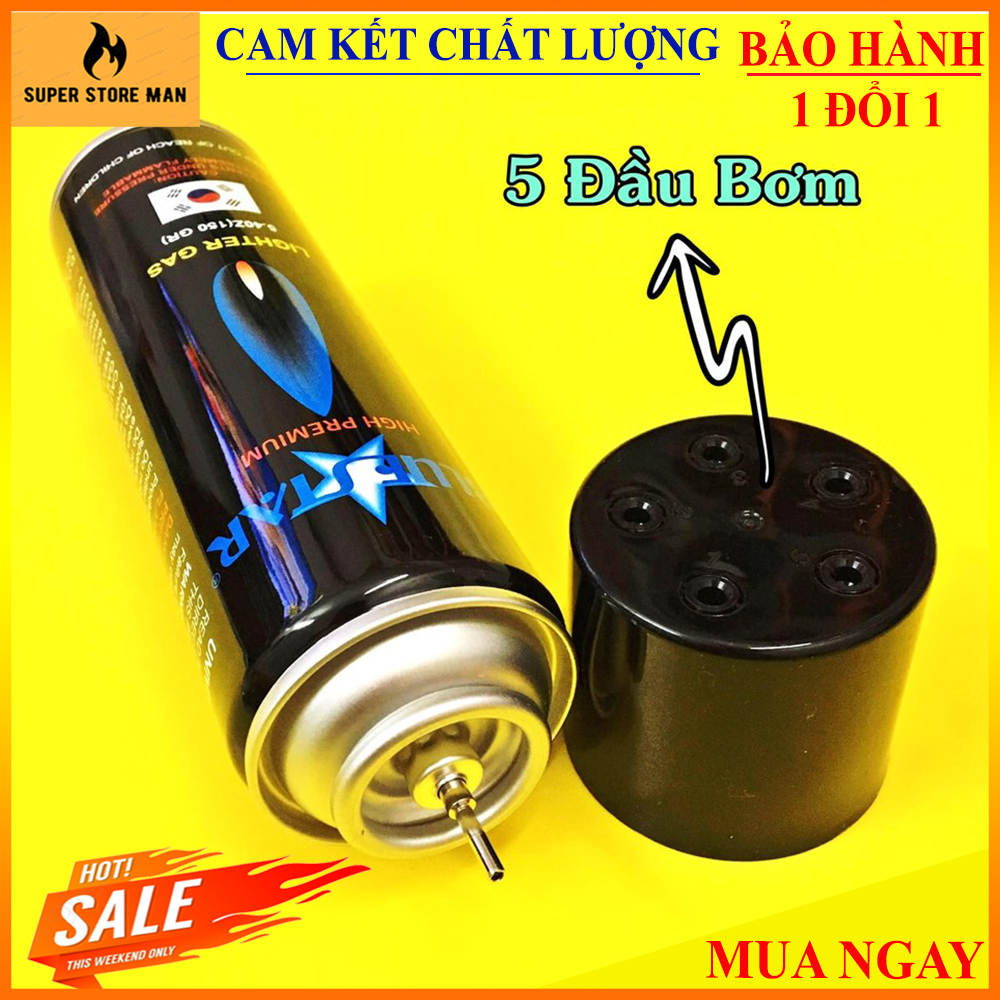 [HCM][LOẠI XỊN] Bình Gas Bơm Bật Lửa Cao Cấp 150gram – Gas Bơm Bật Lửa Hàn Quốc 150Gr  – Hàng Tốt Siêu Tiết Kiệm