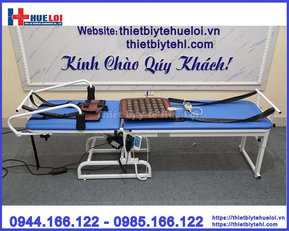 Giường kéo giãn cột sống cổ và thắt lưng - Giường kéo giãn điện cao cấp