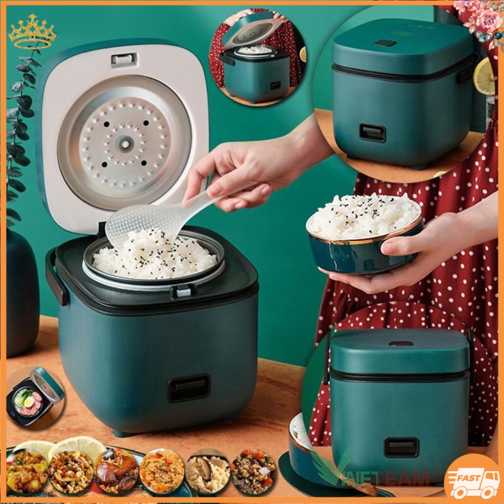 Nồi Cơm Điện Mini JIASHI 1.2L Chính Hãng, Lòng Nồi Chống Dính, Thích Hợp Cho 1-2 Người Ăn, Nấu Cơm Ngon Và Nhanh Tiện Lợi, Bảo Hành 3 Tháng