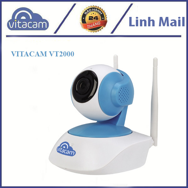 [HCM][ Xả Kho ] Camera IP Wifi VITACAM VT2000 ( 3.0MP ULtra HD 2K) - Đàm Thoại 2 Chiều +  Hàng Chính Hãng 11Đèn Cảm Biến Hồng Ngoại Hỗ Trợ Ban Đêm  Chống Trộm  Camera Wifi Công Nghệ Mỹ Gía Rẻ Xoay 360° Zoom Quang 8X Chất Liệu Siêu Bền