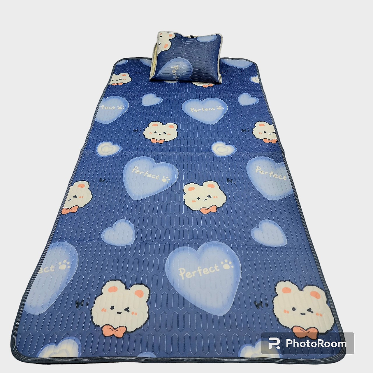 Chiếu điều hòa cao su non 1m2 x 2m.Tặng vỏ gối 50x70cm.Chiếu điều hòa kí túc xá. Chiếu điều hòa gia đình