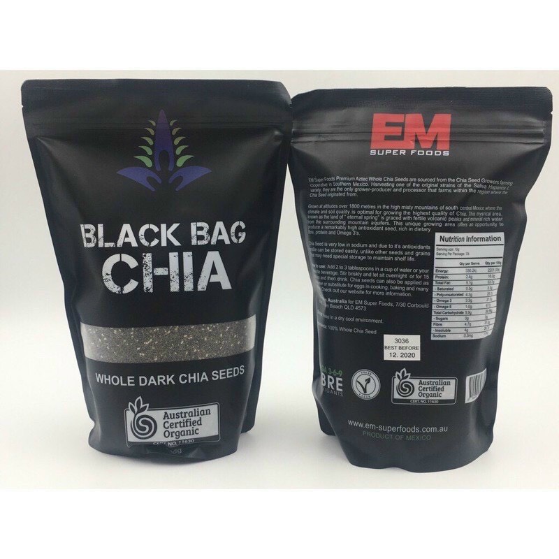 Hat chia đen túi 200gr