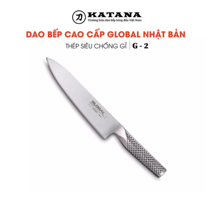 Dao bếp nhật bản cao cấp GLOBAL G2 - dao thái thị cá hàng bãi nhật bản