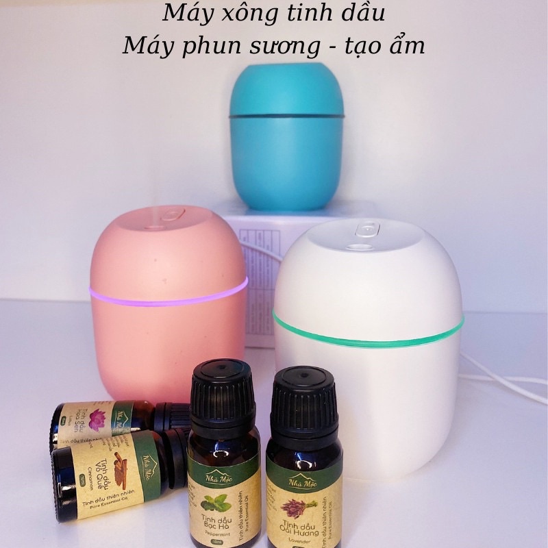 PVN40720 Máy Xông Tinh Dầu Mini -Máy Tạo Ẩm Phun Sương - Khuếch Tán Tinh Dầu Đuổi Muỗi