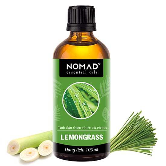 Tinh Dầu Sả Chanh Nguyên Chất Nomad Essential Oils Lemongrass
