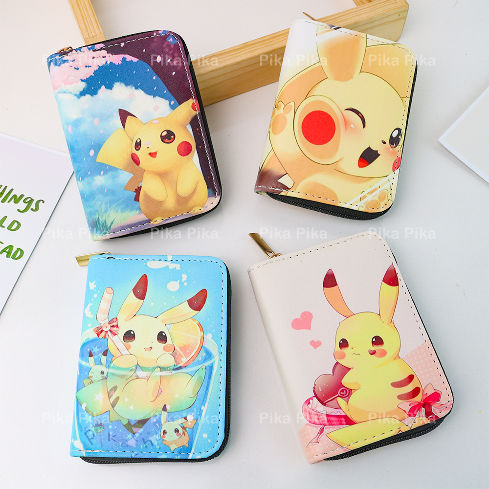 Bóp ví ngắn hình pikachu dễ thương cute pk0005