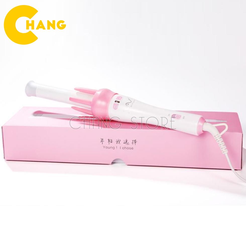 Máy Uốn Tóc Tự Động Xoay 360 Độ Vivid , Máy Làm Xoăn Tự Động, Dễ Dàng Làm Tại Nhà BH12T