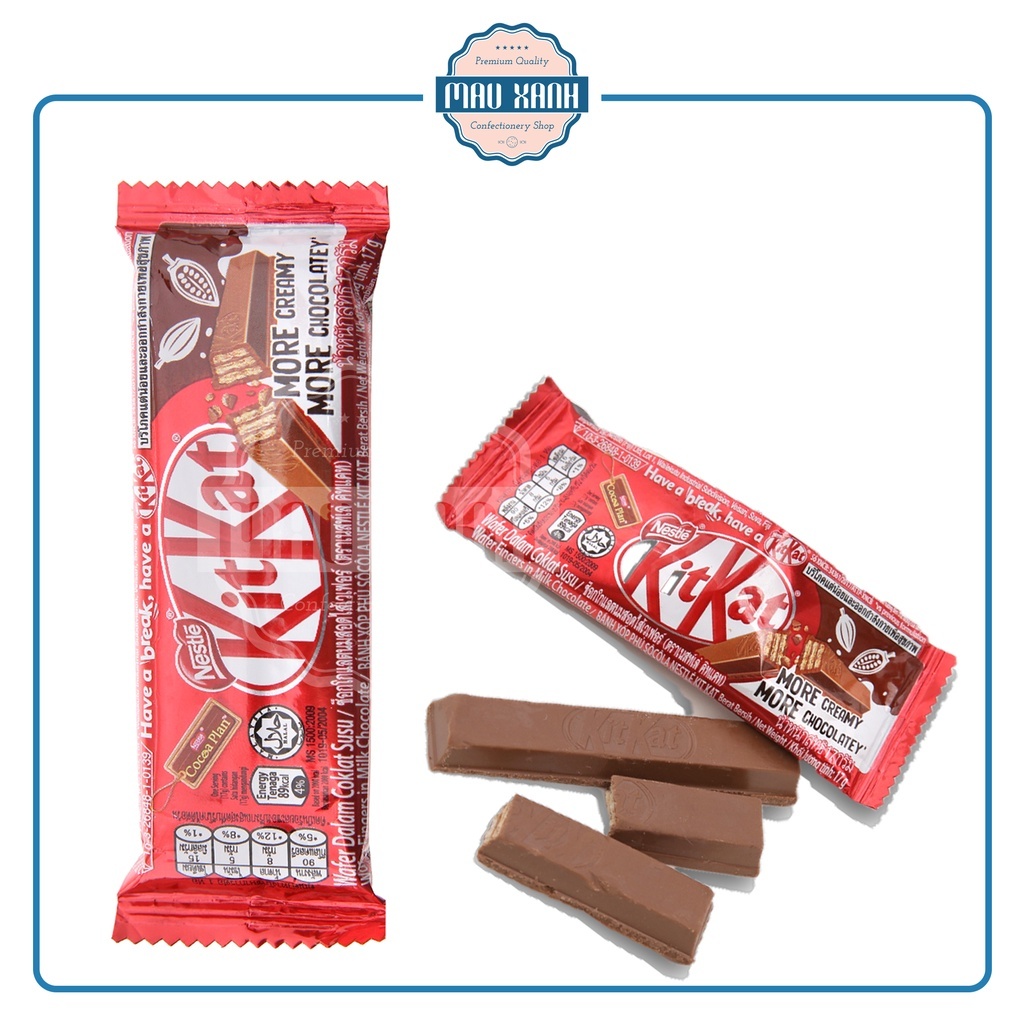 Socola kitkat nestlé thái lan - thanh 17g