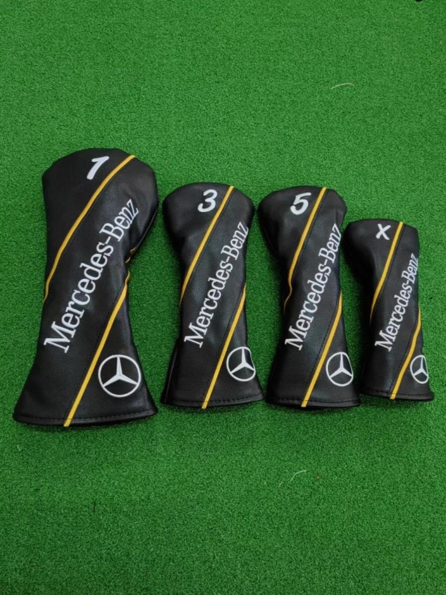J.Lindeberg¯XXIOˉMUNSINGWEAR¯UNIQLOˉ Golf Club Protective Cover Mercedes-Benz Wooden Club Cover No. 3 Wood No. 1 Wood Club Cover Chicken Leg Club