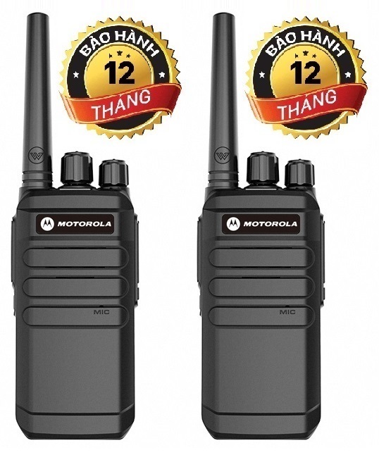 Bộ 2 Bộ đàm chất lượng cao Motorola CP818 (Siêu bền bỉ, Không lo bảo hành, Pin sử dụng trên 15 tiếng)