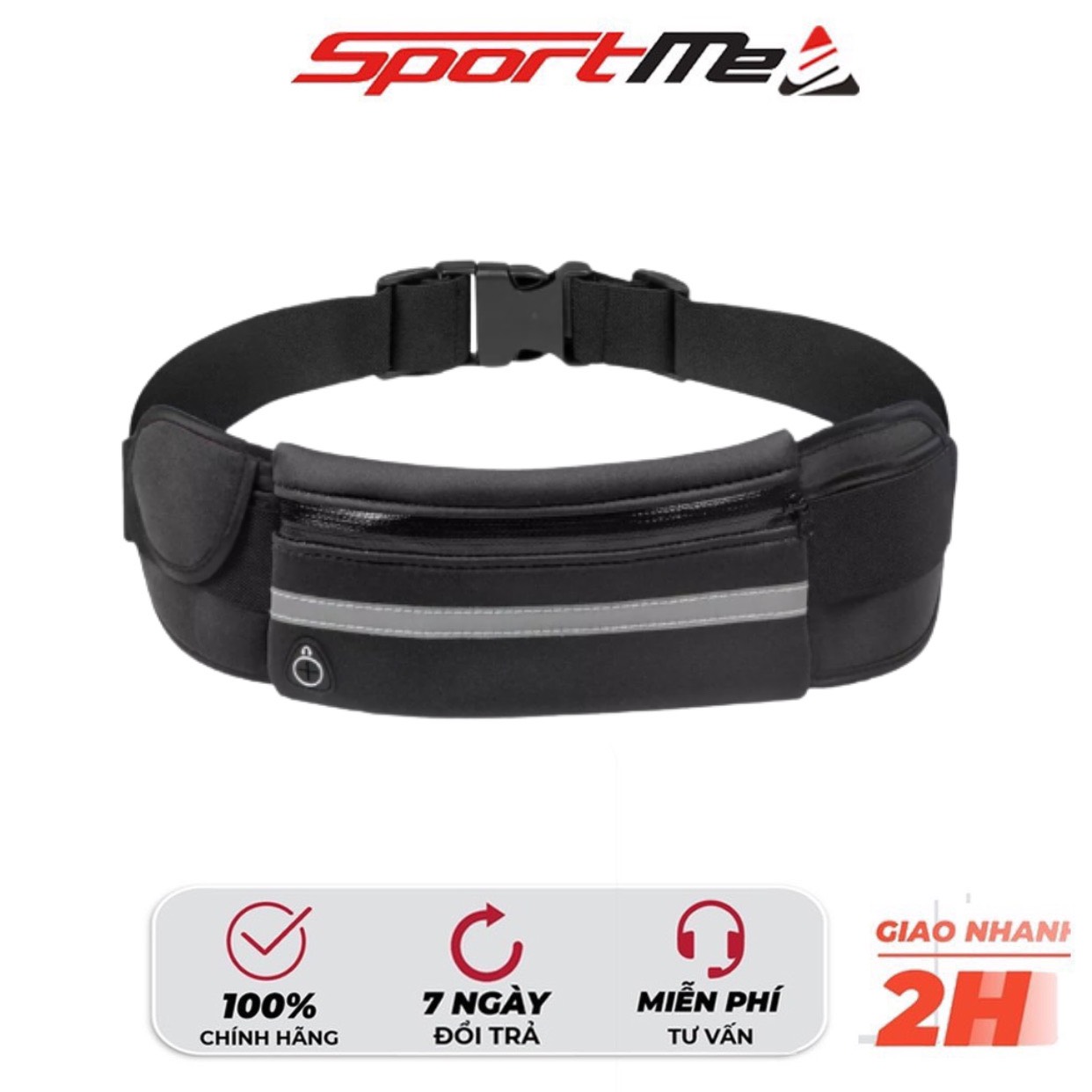 Túi Đeo Chạy Bộ, Túi Đeo Hông, Đeo Bụng Hỗ Trợ Chạy Bộ, Tập Thể Thao, Leo Núi Sportme