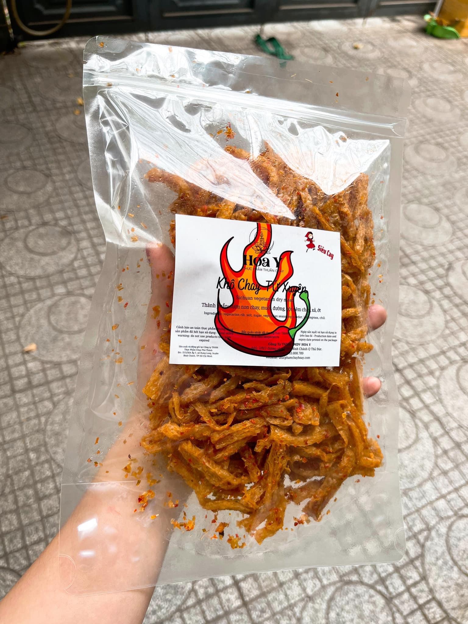 Khô chay tứ xuyên dành cho những thực khách thích vị cay vì sản phẩm này siêu ccay