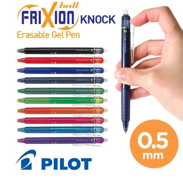 Bút bi xóa được Pilot Frixion ball Nhật Bản cỡ 0.5mm