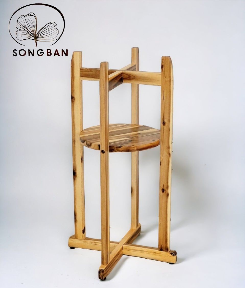 Kệ gỗ để bình nước 20 lít, kệ gỗ trang trí - hàng vn xuất khẩu