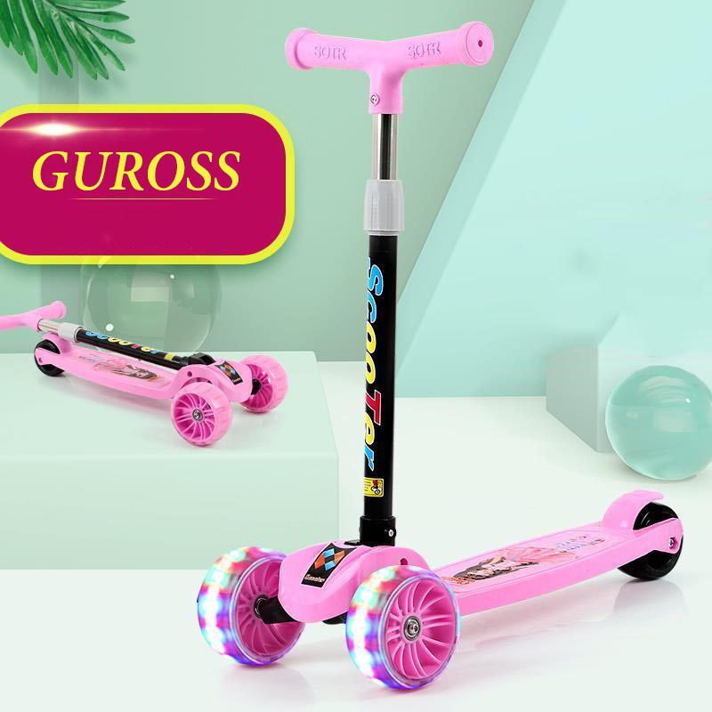 Xe Trượt SCOOTER GR-ST01 3 Bánh Cao Cấp Cho Bé, Bánh ABS Chống Mòn - Chính Hãng Guross