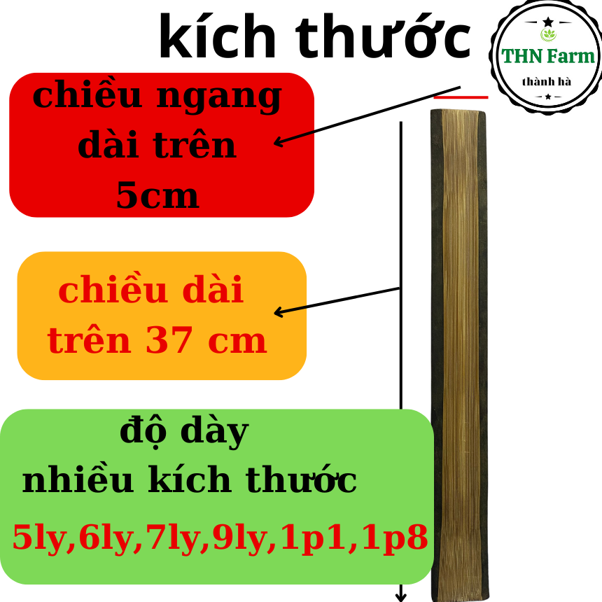 [HCM] lát tre làm lồng chim -đã qua sử lý mối mọt bào nhẵn độ dài trên 37 phân