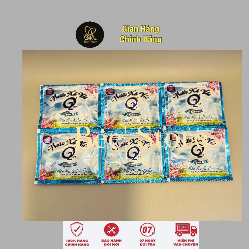 10 gói Nước xả vải 21ml hương ban mai đậm đặc