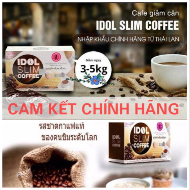[hcm]cafe giảm cân idol slim coffee - hộp15g x 10 gói 1