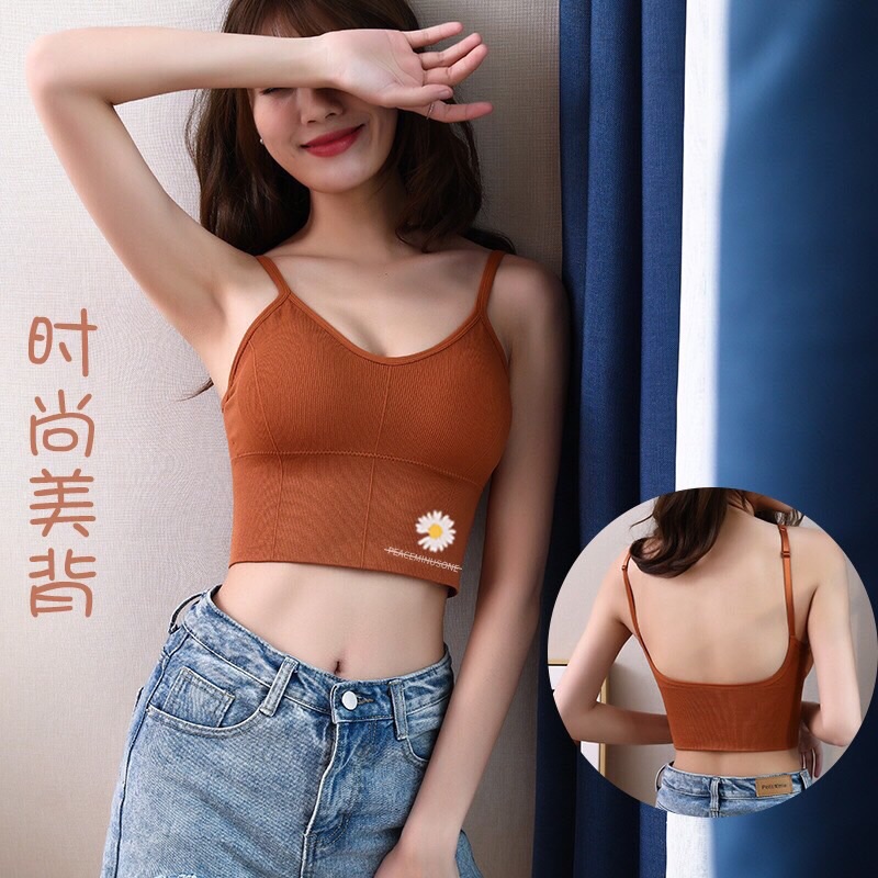 Áo bra bông cúc siêu hot, kiểu dáng đơn giản, trẻ trung, thiết kế với form dễ mặc, thoải mái, đường may tỉ mỉ, tinh tế