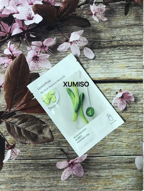 Mặt Nạ Miếng Chiết Xuất Dưa Leo Innisfree My Real Squeeze Mask #Cucumber