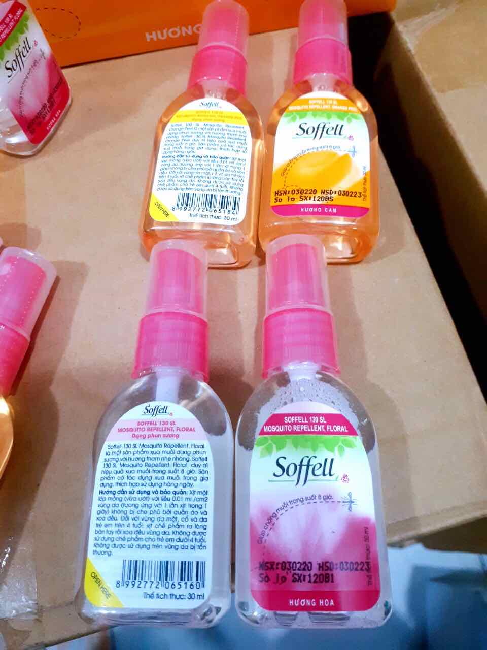 Combo 2 chai Soffell xịt 30ml