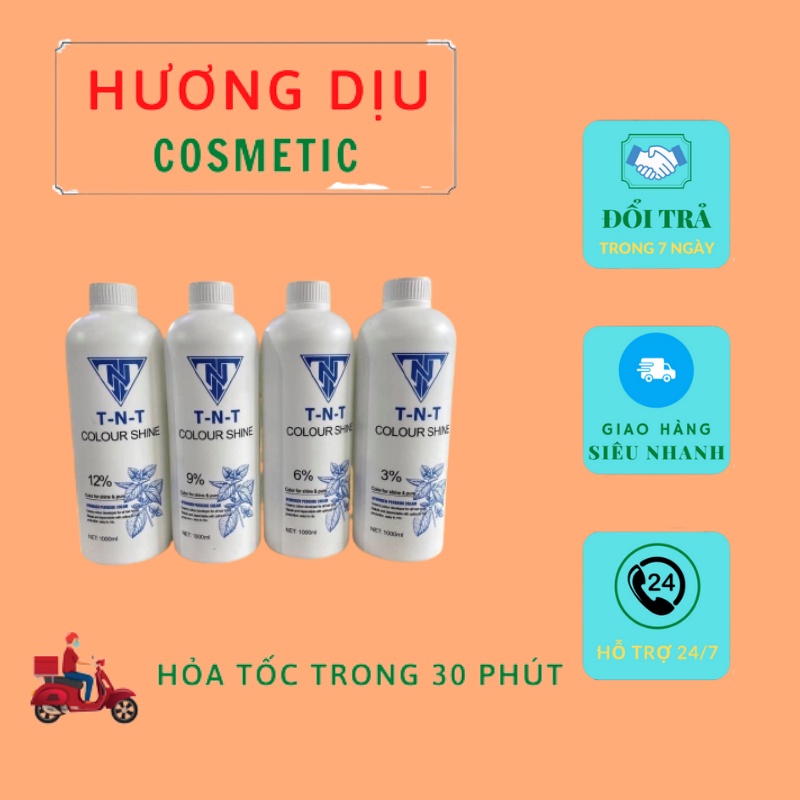 Oxy trợ nhuộm TNT hương bạc hà chống xót da đầu
