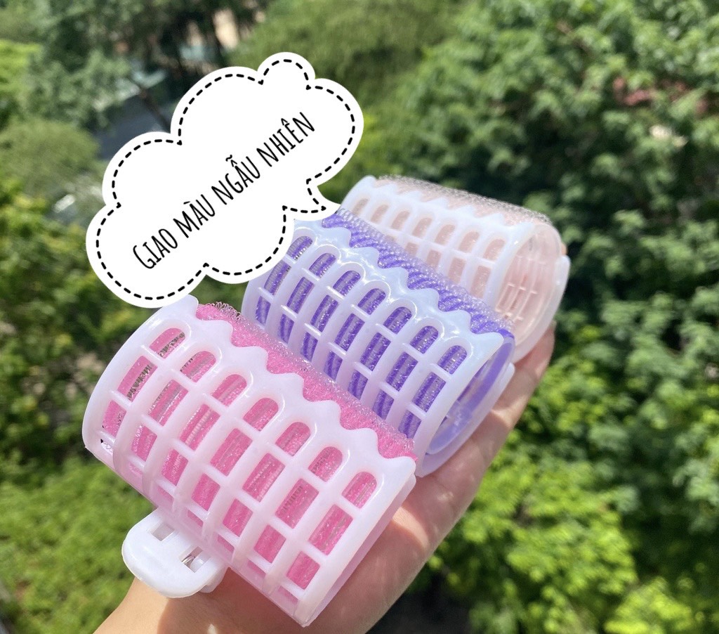 [HCM] Lô cuốn tóc tự dính có kẹp chắc chắn giá rẻ nhiều size - Selenshop