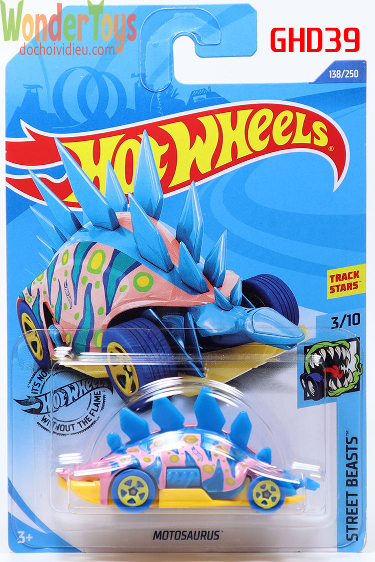 Xe mô hình hot wheels motosaurus collections street beasts - 2020 - ghd39