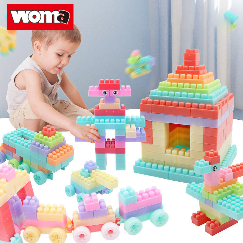 WOMA Building Blocks Plastic Toys Educational Toys for Children