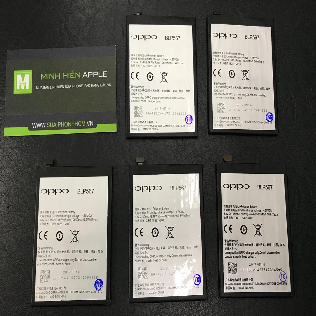 Pin oppo p567 zin bảo hành 6 tháng