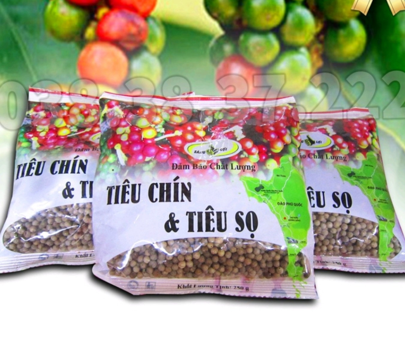 1kg tiêu sọ trắng Phú Quốc loại đặc biệt thơm ngon Sáng Lợi