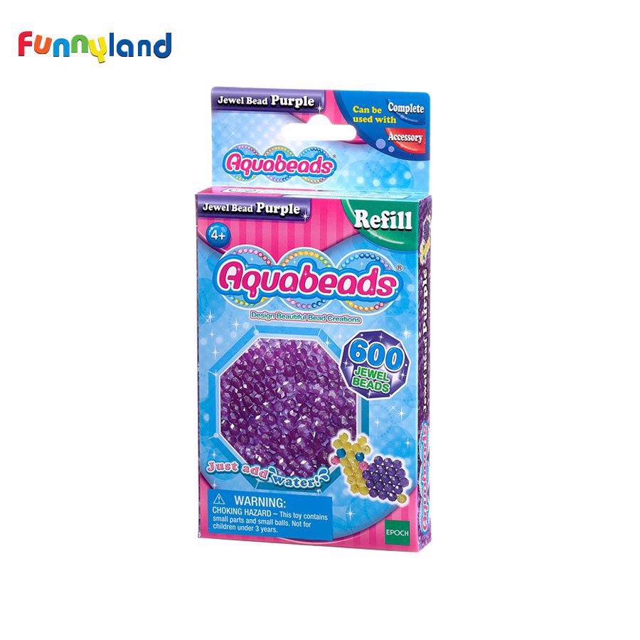 Đồ chơi xếp hạt màu tím (loại kim cương) Aquabeads - Funnyland