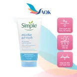 Sữa rửa mặt Simple Micellar Gel Wash (150ml) - Mang lại làn da sạch thoáng, tươi mát mà không gây khô da