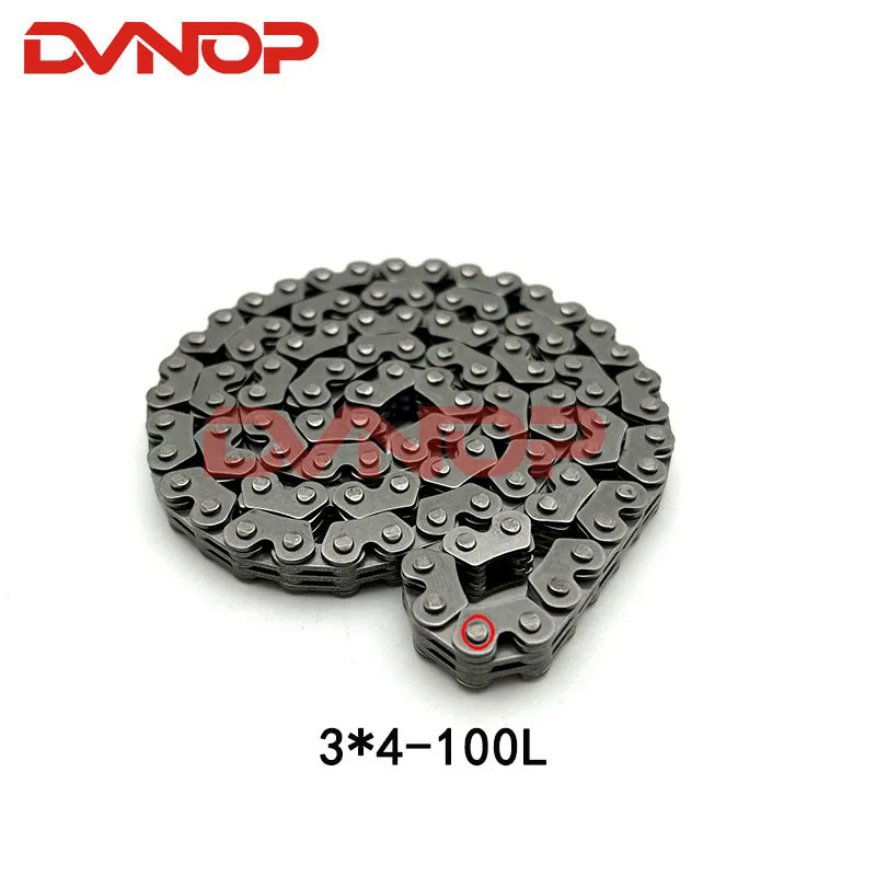3*4 100L xe máy thời gian cam thời gian chuỗi cho 250cc kayo T6 K6 nc250 zs177mm kayo bse J5 RX3