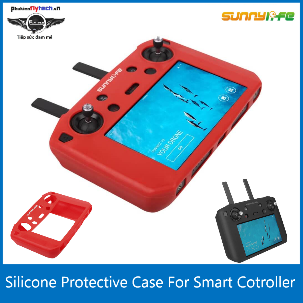 Silicon tay khiển DJI Smart Controler Mavic 2- bản thường - DJI Smart controller protection silicon cover - SunnyLife - Hàng chính hãng - Bảo vệ tay khiển - Tránh bị trầy xước không đáng có trong quá trình sử dụng.
