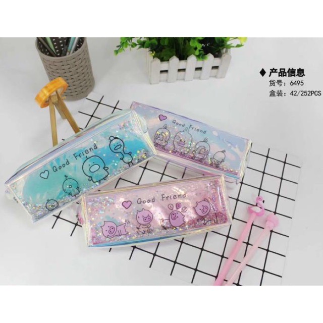 Hộp Bút NHũ Nước 3D 6495