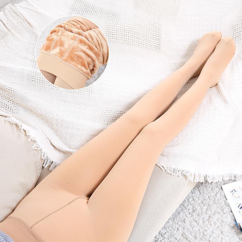 Quần Tất Lót Lông Màu Da Xuất Nhật