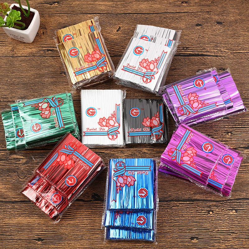 Đây kẽm kim tuyến cột lan Buộc cây cảnh, trang trí handmade