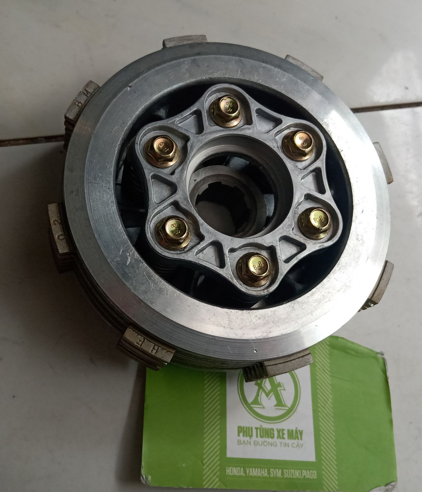 Ruột nồi 6 lá xe 3 bánh cao cấp ( lá bố đường kính 12cm )