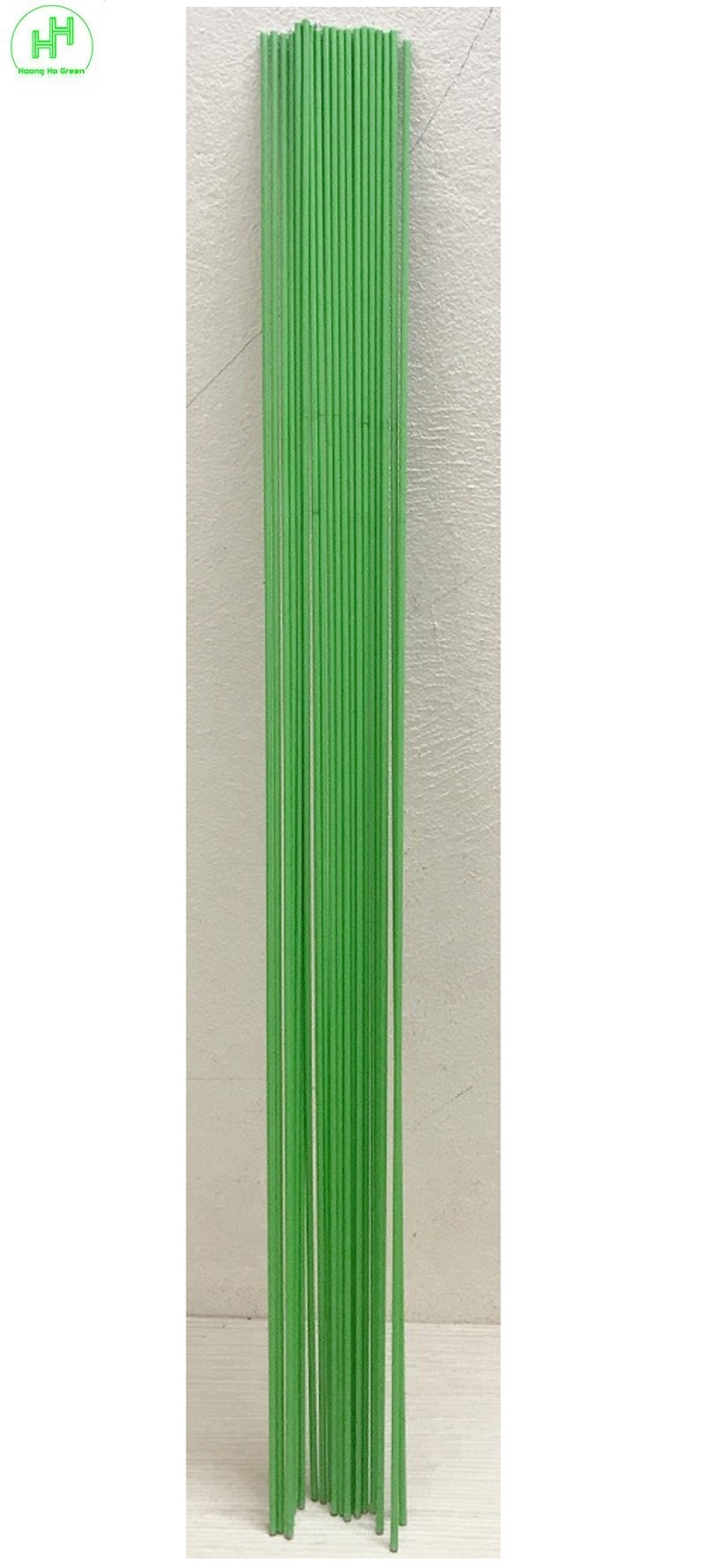 20 Que Thép Chống Lan Bọc Nhựa Màu Xanh Dài 80cm