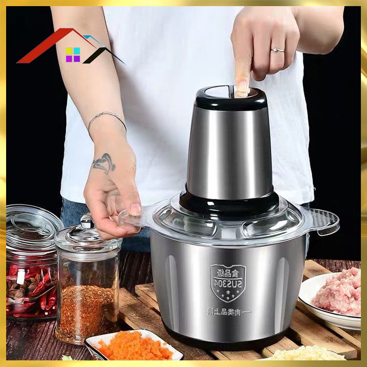Máy xay thịt 4 lưỡi inox g suất 250w máy xay đa năng cao cấp