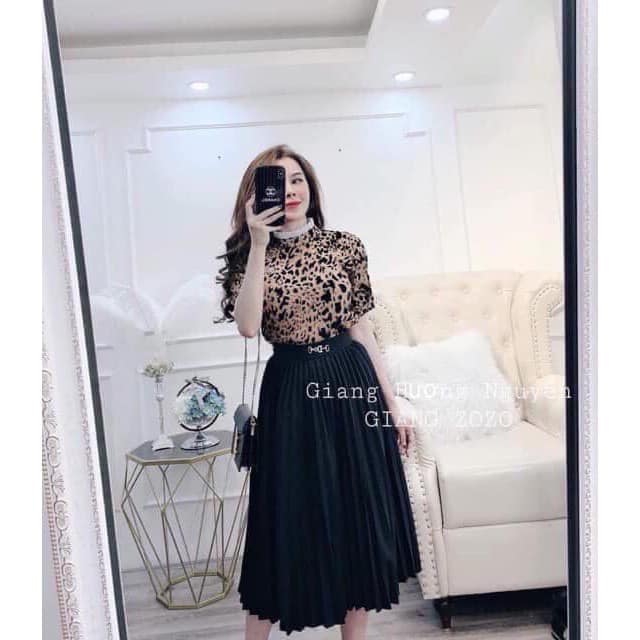 CHÂN VÁY XẾP LY DÁNG DÀI SIÊU XINH, THỜI TRANG 1993