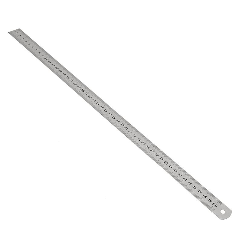 Thước lá thép không rỉ 50cm  độ dày 0.6mm