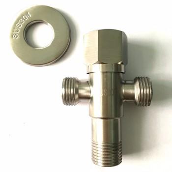 Van t chia bồn cầu inox sus 304