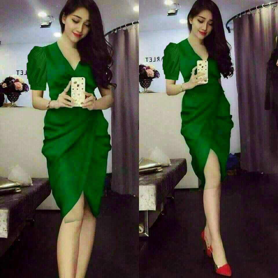 Đầm nhúng eo - dnedthq01_sukavn