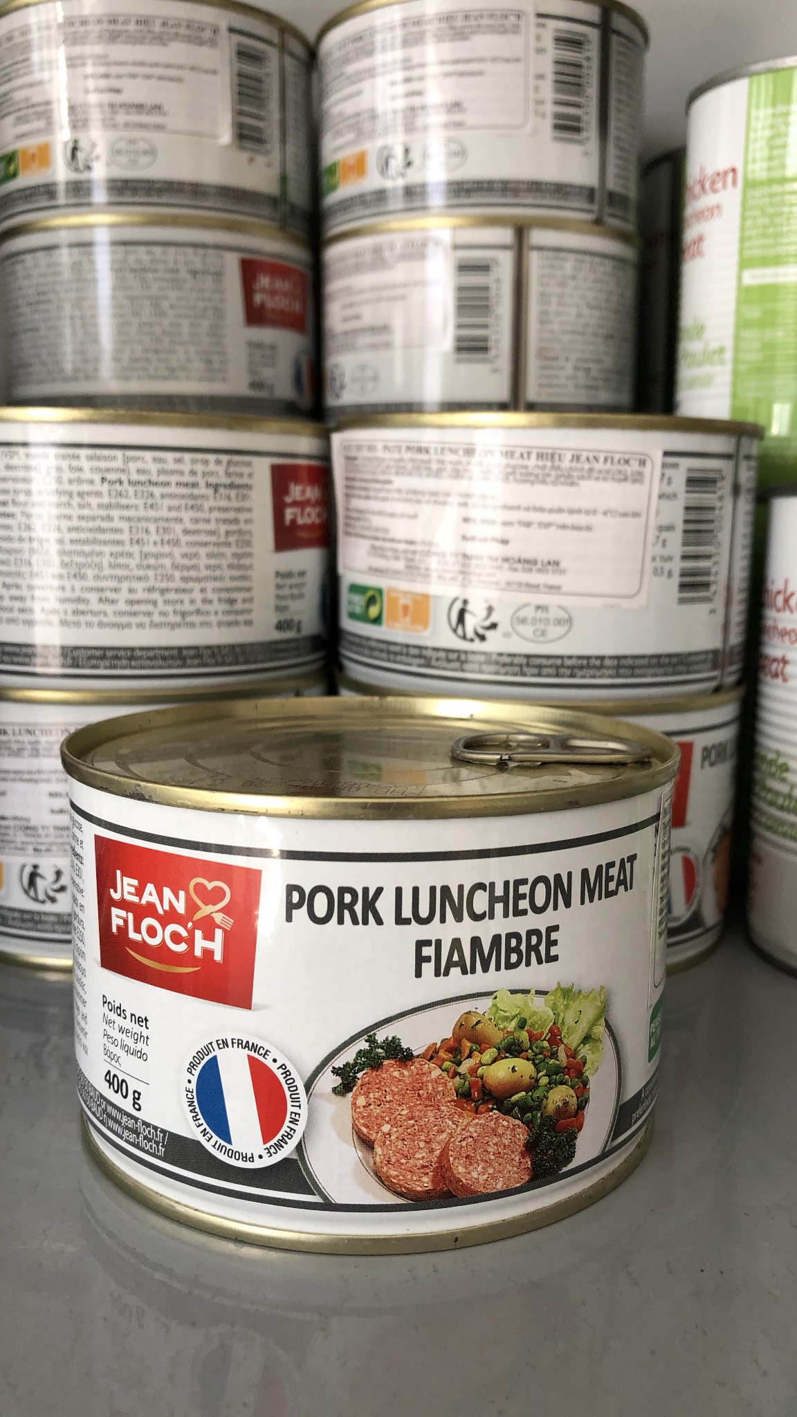 Pate thịt heo 400gr hiệu jean floc'h của pháp - date 06/04/2026