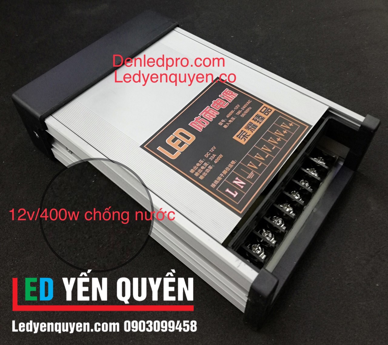 Nguồn 12v 400w