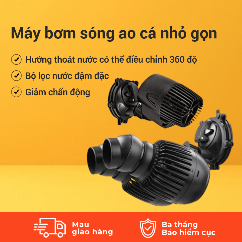 Máy thổi luồng hồ cá koi công suất 3w - 25w nhỏ gọn