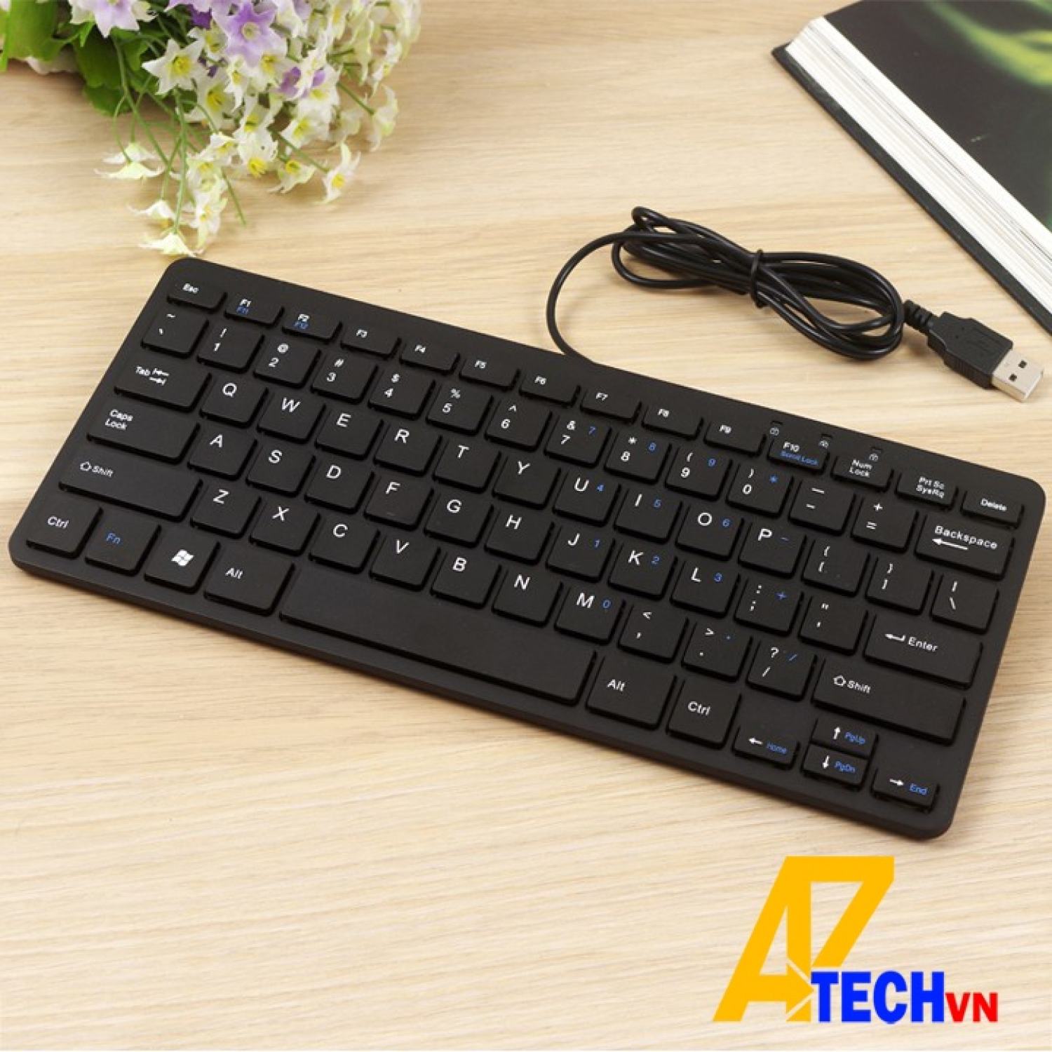 Bàn phím mini k1000 usb - full box- chất lượng tốt, kiểu dáng nhỏ gọn